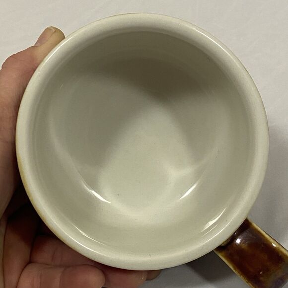 lot of 4 vintage pottery mugs a Hall 1789 made is USA unmarked Japan retro kitch - Picture 5 of 15